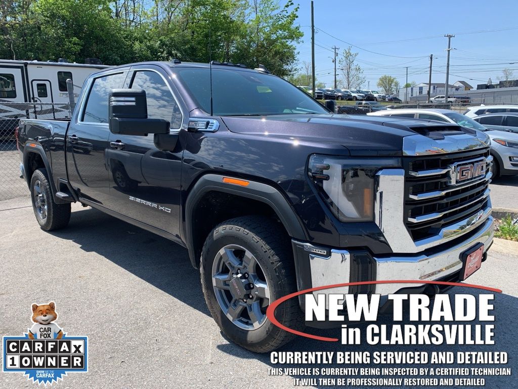 Titanium Rush Metallic 2025 GMC Sierra 2500HD SLE Crew Cab 4WD Pickup Truck Four-Wheel Drive Automatic