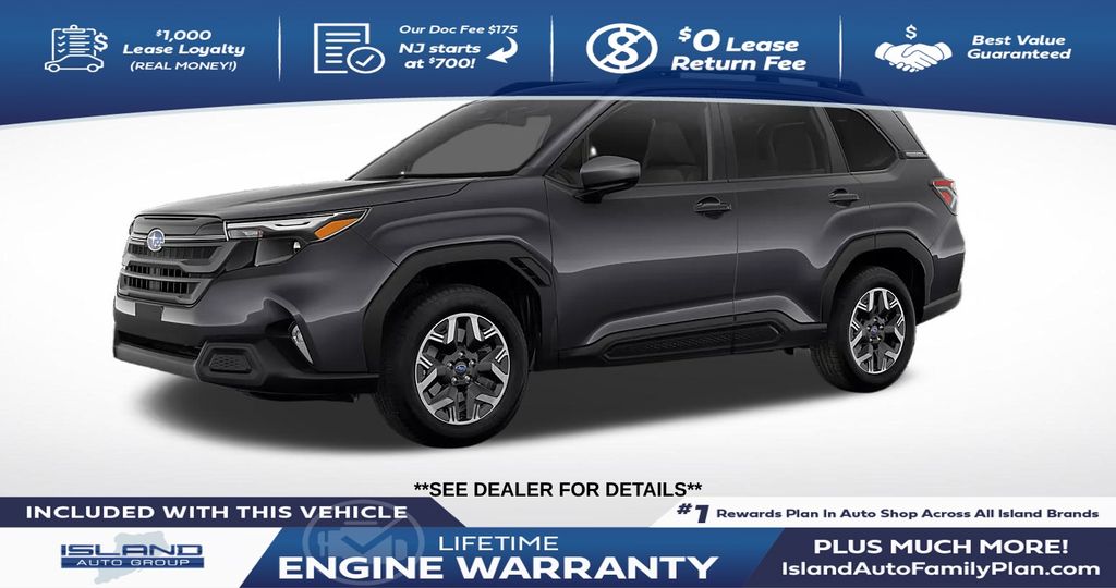 Gray 2026 Subaru Forester Hybrid Premium AWD SUV / Crossover All-Wheel Drive Continuously Variable Transmission