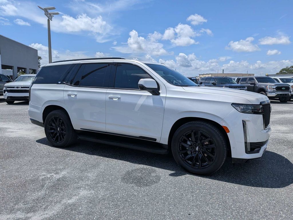 Crystal White 2023 Cadillac Escalade SUV / Crossover Four-Wheel Drive Automatic