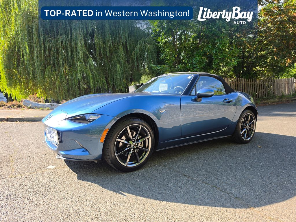 Eternal Blue Mica 2019 Mazda MX-5 Miata Convertible Rear-Wheel Drive 6-Speed Automatic