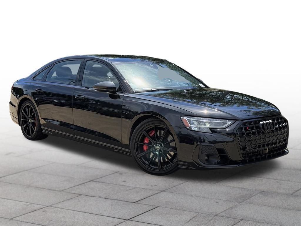 Black Metallic 2022 Audi S8 Sedan All-Wheel Drive 8-Speed Automatic