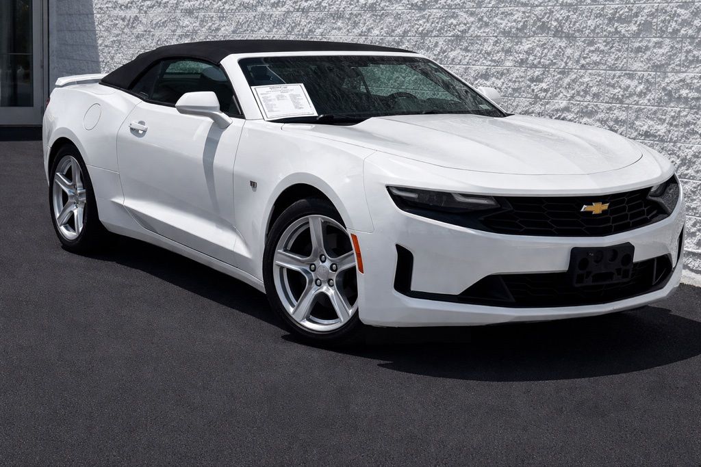 Summit White 2019 Chevrolet Camaro 1LT Convertible RWD Convertible Rear-Wheel Drive 8-Speed Automatic