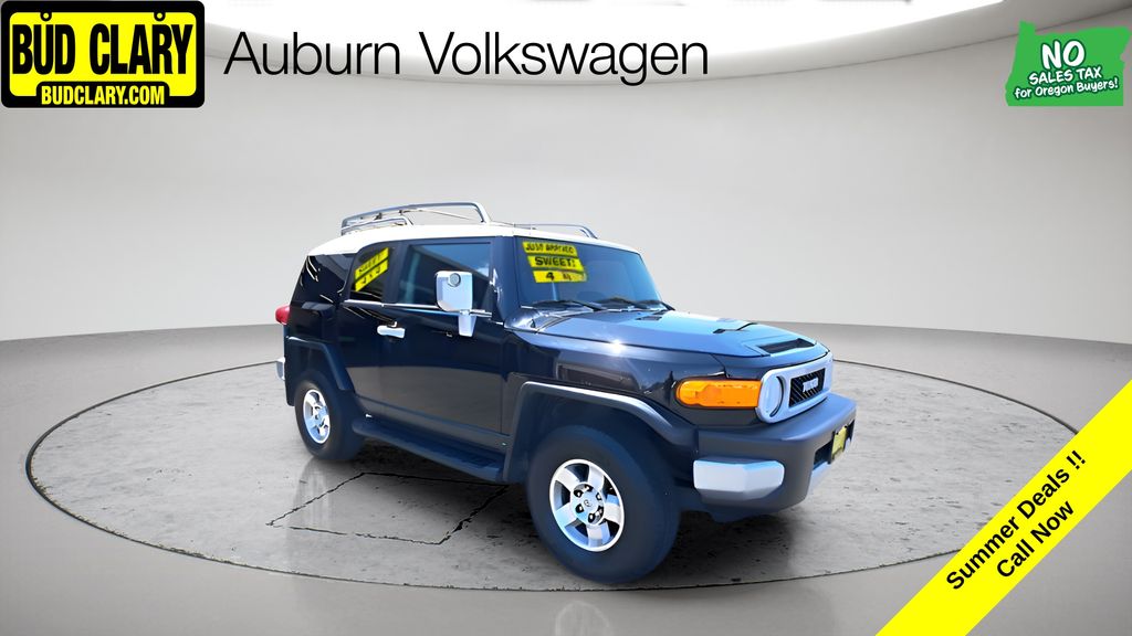 Black 2010 Toyota FJ Cruiser SUV / Crossover Four-Wheel Drive 6-Speed Manual