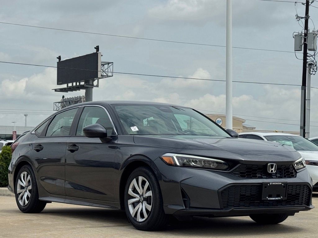 2026 Honda Civic LX Gray at Bayway Cadillac of The Woodlands