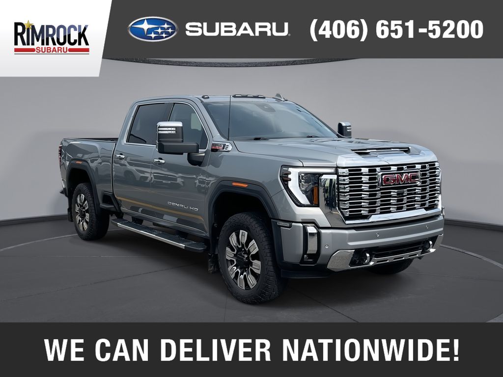 Gray 2024 GMC Sierra 2500HD Pickup Truck Four-Wheel Drive Automatic