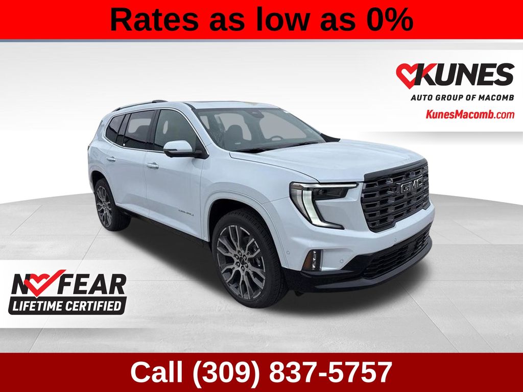 Glacier White Tricoat 2026 GMC Acadia Denali Ultimate AWD SUV / Crossover Four-Wheel Drive 8-Speed Automatic
