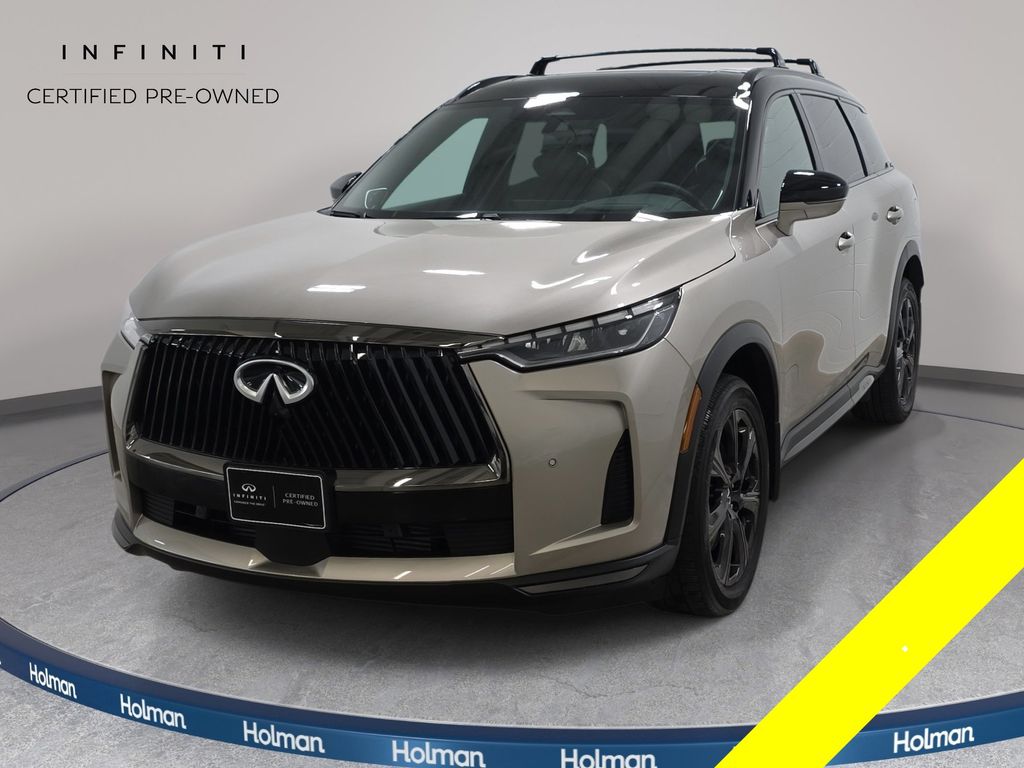 Black (Warm Titanium/Blk Obsid) 2026 INFINITI QX60 SUV / Crossover All-Wheel Drive 9-Speed Automatic
