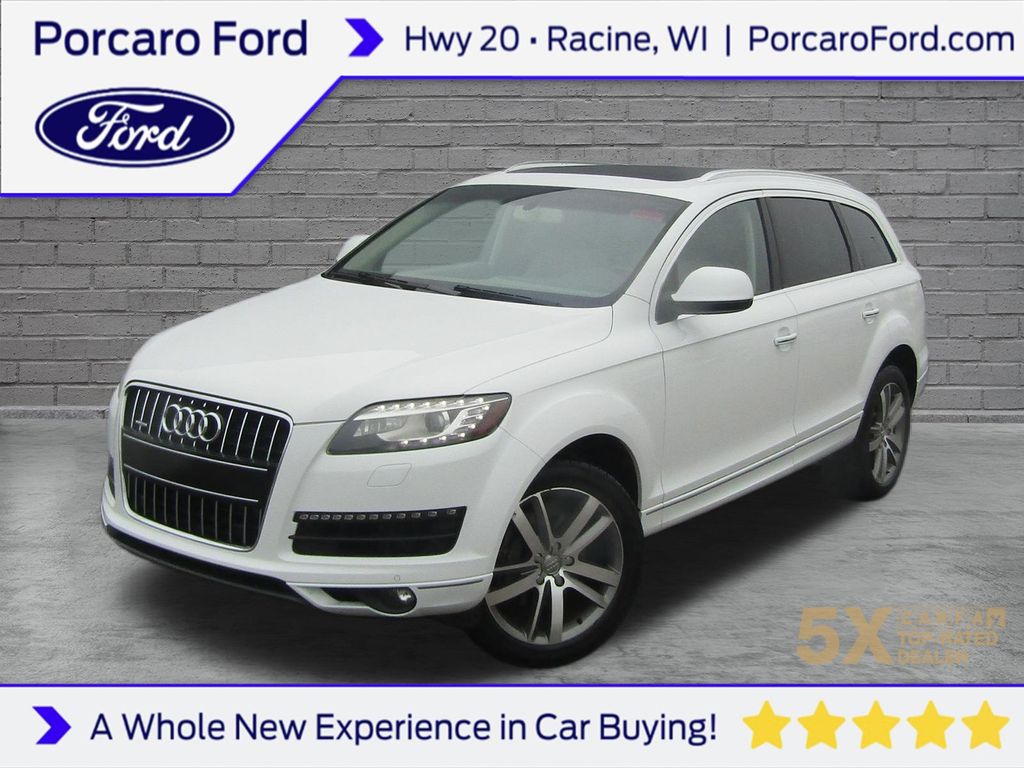 Carrara White 2015 Audi Q7 SUV / Crossover All-Wheel Drive 8-Speed Automatic