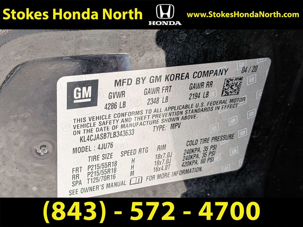 Used 2020 Buick Encore SUV