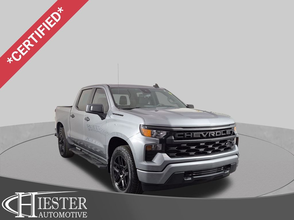 Sterling Gray Metallic 2023 Chevrolet Silverado 1500 Pickup Truck Four-Wheel Drive 8-Speed Automatic