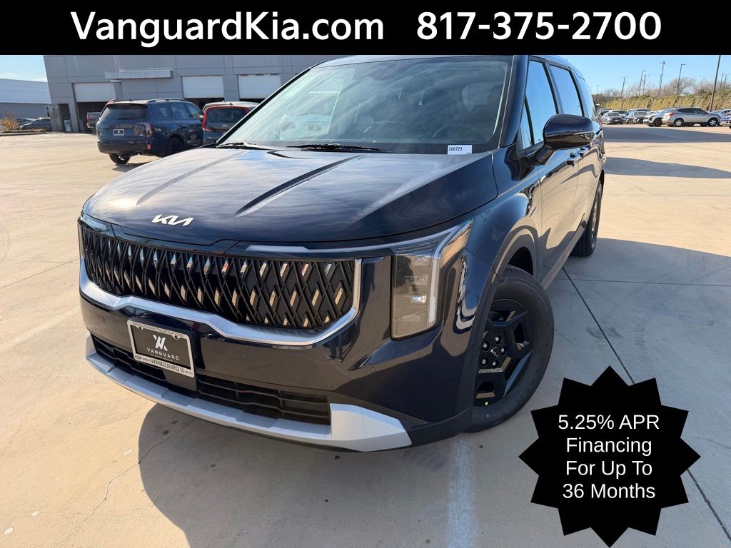 Deep Chroma Blue 2026 Kia Carnival LXS FWD Minivan Front-Wheel Drive 8-Speed Automatic