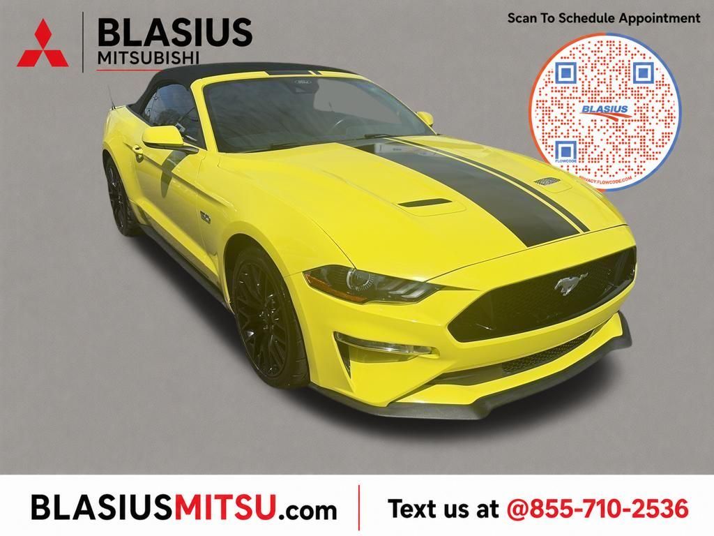 Grabber Yellow 2021 Ford Mustang Convertible Rear-Wheel Drive Automatic