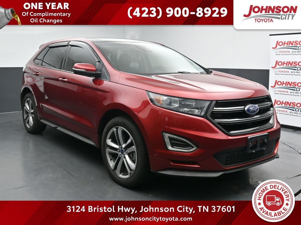 Ruby Red Metallic Tinted Clearcoat 2017 Ford Edge Sport AWD SUV / Crossover All-Wheel Drive 6-Speed Automatic