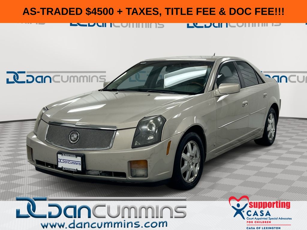 Gold Mist 2007 Cadillac CTS Sedan Rear-Wheel Drive 5-Speed Automatic Overdrive