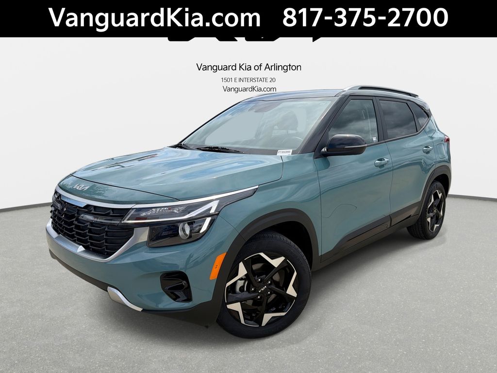 Pluton Blue/Black Roof 2026 Kia Seltos S FWD SUV / Crossover Front-Wheel Drive Continuously Variable Transmission