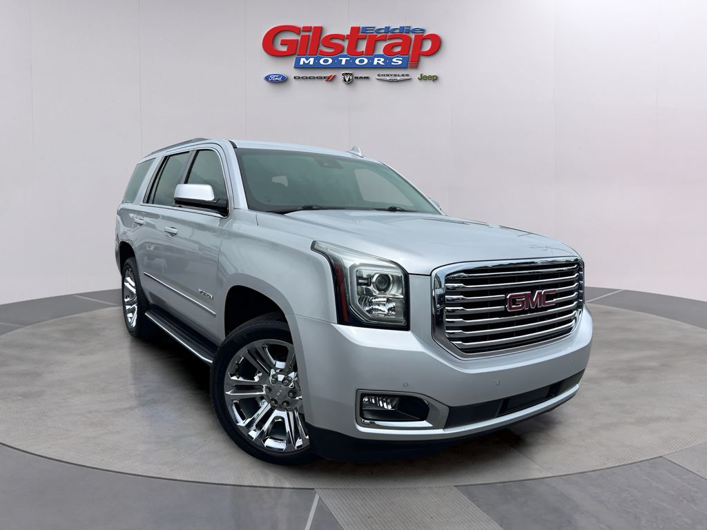 Quicksilver Metallic 2019 GMC Yukon SLT 4WD SUV / Crossover Four-Wheel Drive 6-Speed Automatic Overdrive