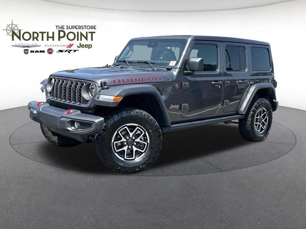 Gray (Granite Crystal Metallic Clearcoat) 2025 Jeep Wrangler SUV / Crossover Four-Wheel Drive 8-Speed Automatic