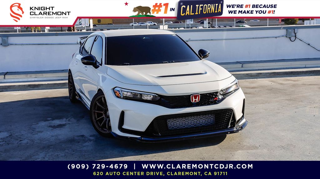 Championship White 2025 Honda Civic Type R FWD Hatchback Front-Wheel Drive 6-Speed Manual