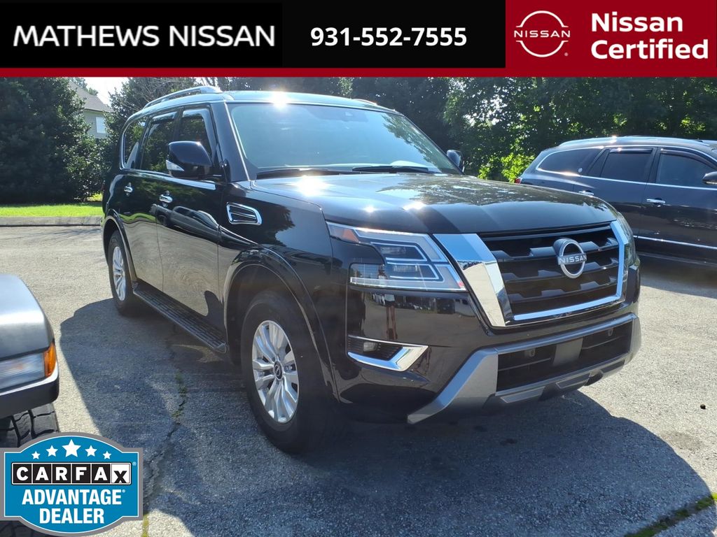 Super Black 2024 Nissan Armada SUV / Crossover Four-Wheel Drive 7-Speed Automatic