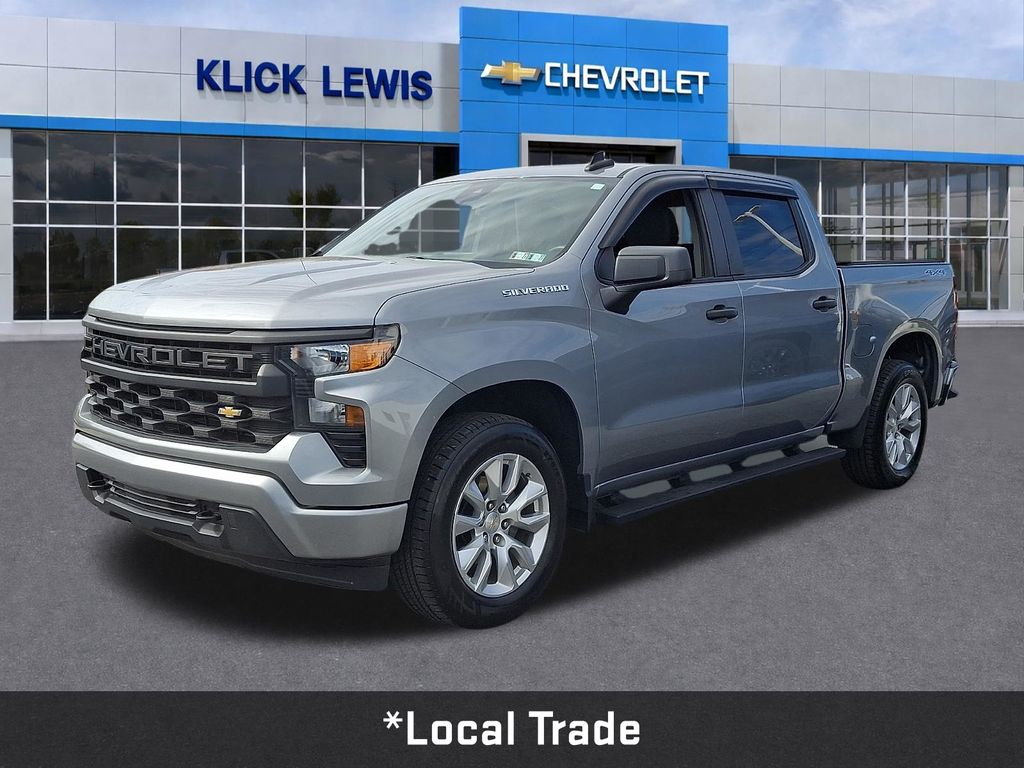2024 Chevrolet Silverado 1500 Custom Gray at Carlisle Cadillac Buick GMC