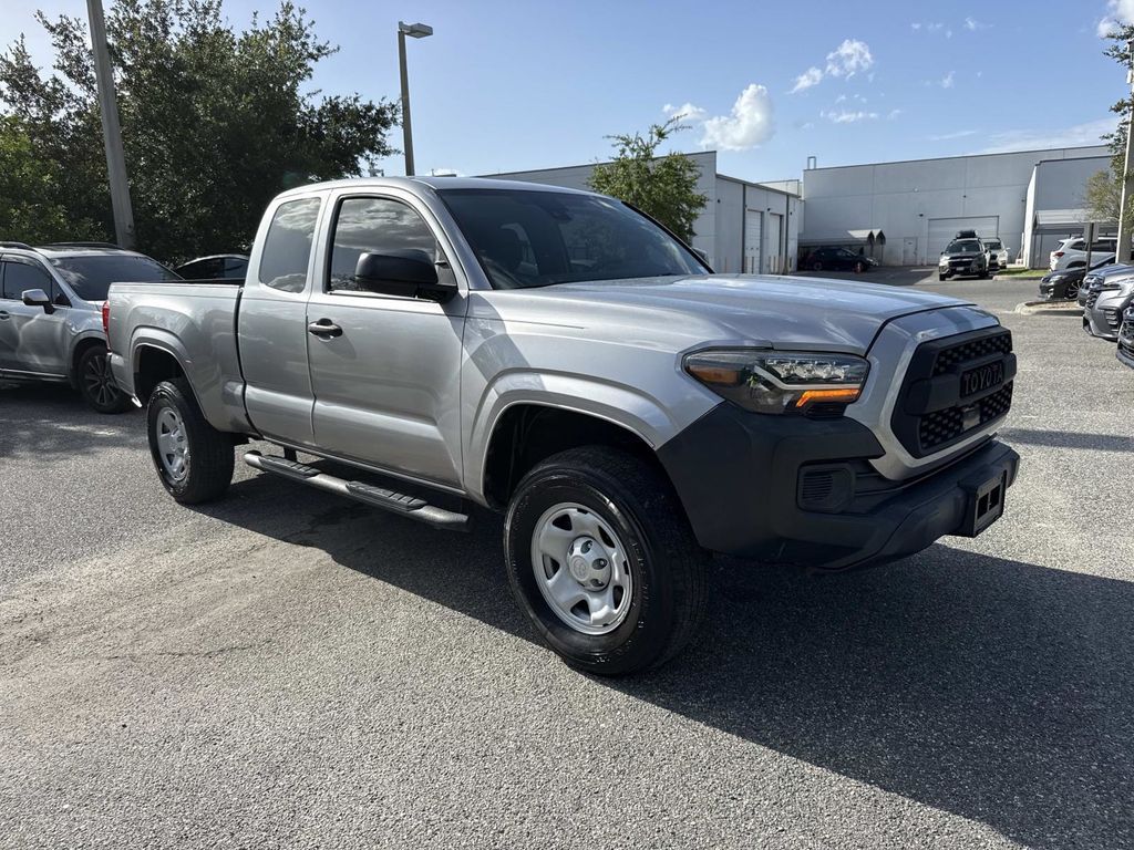 Silver Sky Metallic 2021 Toyota Tacoma Pickup Truck 4X2 6-Speed Automatic