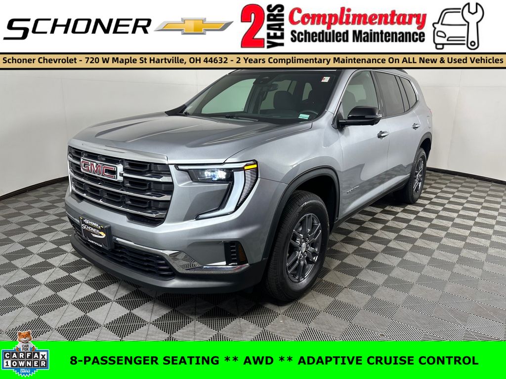Sterling Metallic 2025 GMC Acadia Elevation AWD SUV / Crossover Four-Wheel Drive 8-Speed Automatic
