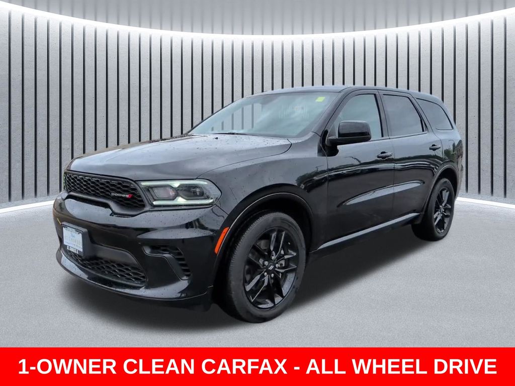 DB Black Clearcoat 2025 Dodge Durango GT AWD SUV / Crossover All-Wheel Drive 8-Speed Automatic