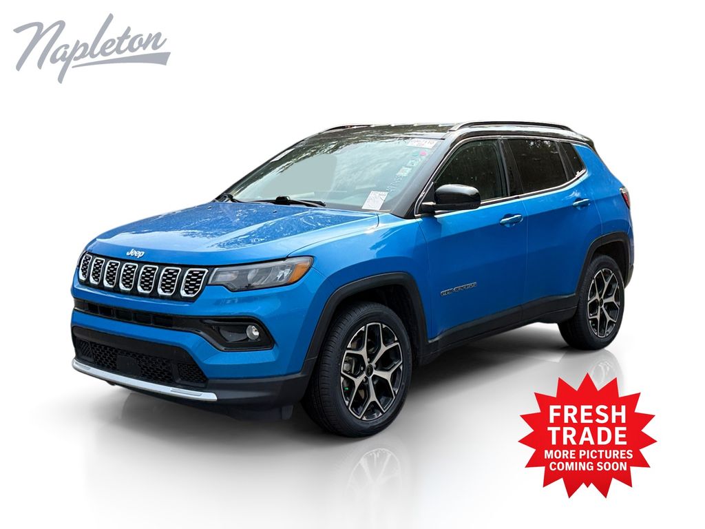 Hydro Blue Pearlcoat 2025 Jeep Compass SUV / Crossover Four-Wheel Drive 8-Speed Automatic