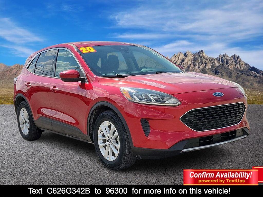 Red Metallic 2020 Ford Escape SUV / Crossover Front-Wheel Drive 8-Speed Automatic