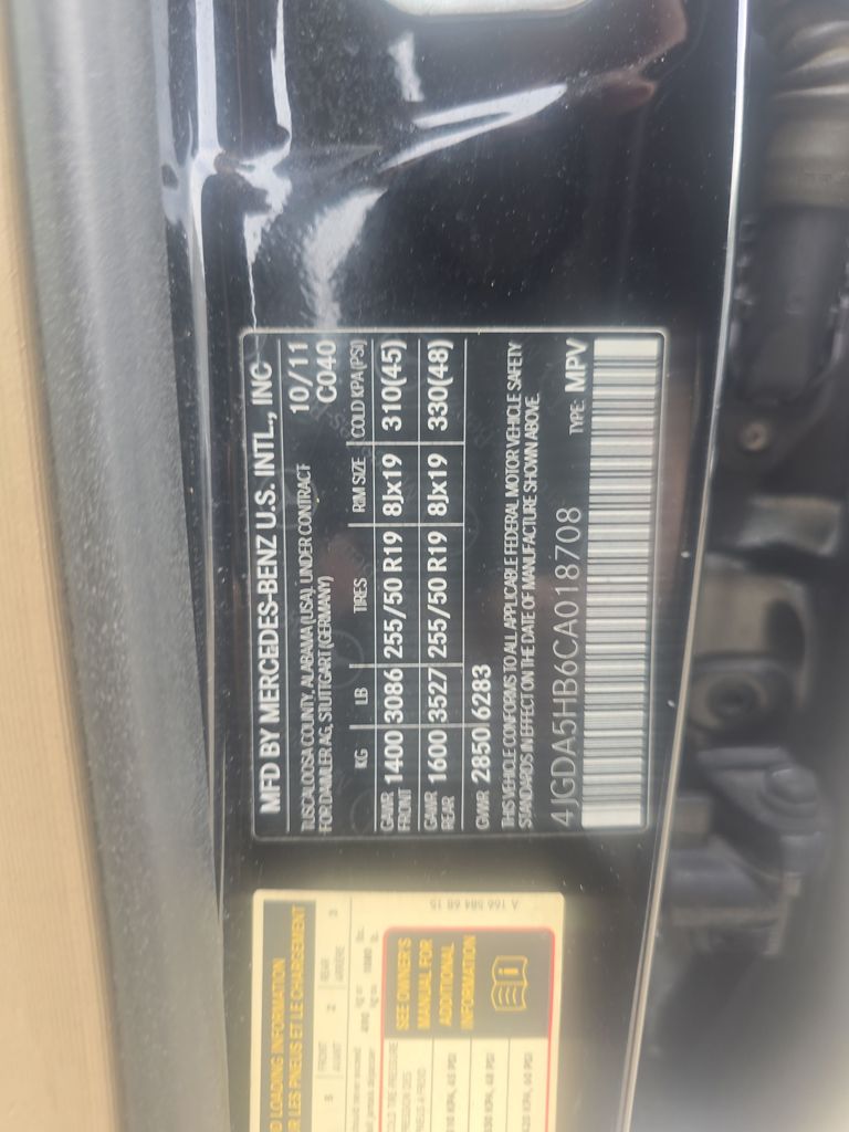 2012 Mercedes-Benz M-Class ML 350 Black at Carlisle Cadillac Buick GMC