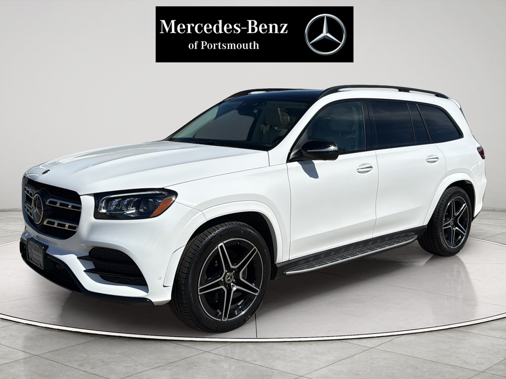 Polar White 2022 Mercedes-Benz GLS 450 4MATIC SUV / Crossover All-Wheel Drive 9-Speed Automatic