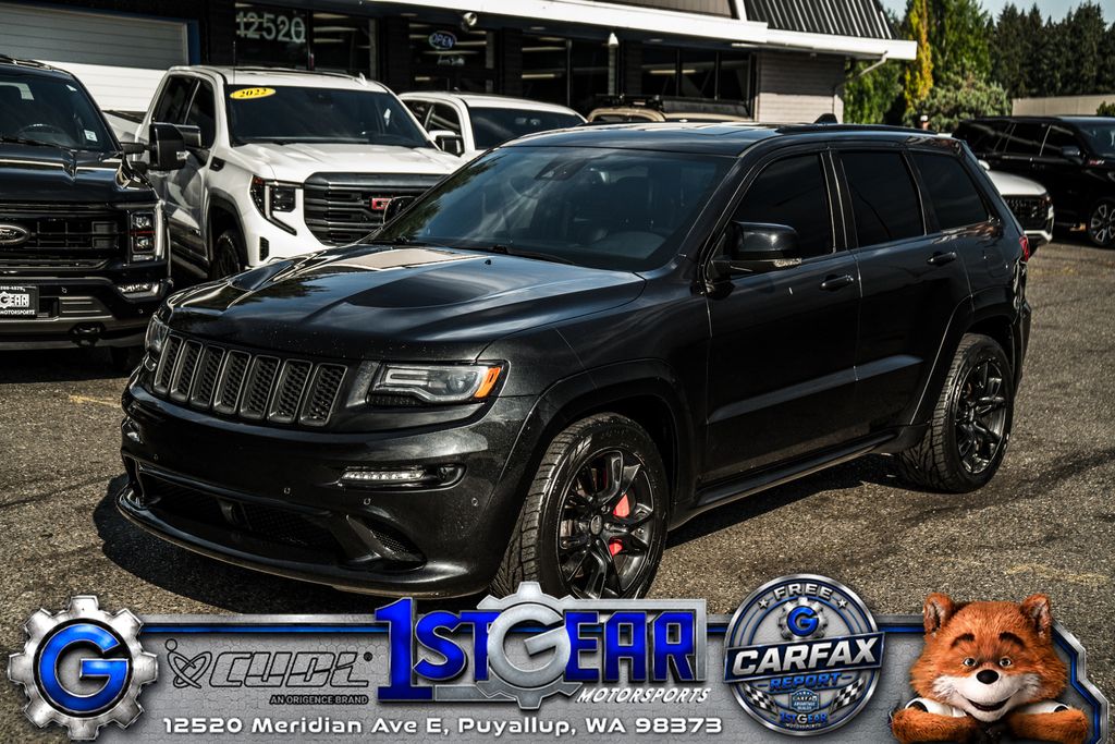 Brilliant Black Crystal Pearlcoat 2016 Jeep Grand Cherokee SUV / Crossover Four-Wheel Drive 8-Speed Automatic