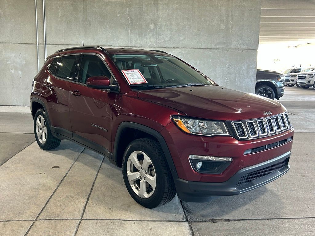 Certified 2021 Jeep Compass Latitude with VIN 3C4NJDBB3MT601520 for sale in Miami, FL