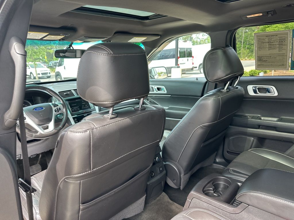 2014 White Platinum Clearcoat Metallic Ford Explorer Sport 4X4 SUV