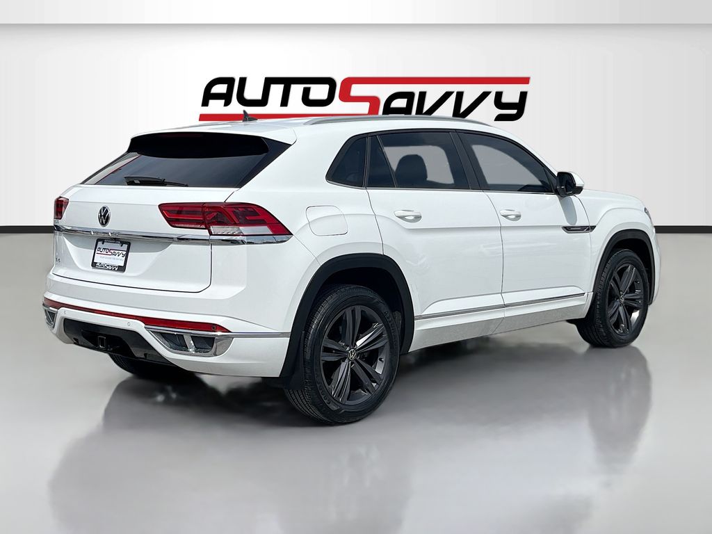 2021 Volkswagen Atlas Cross Sport 3.6L V6 SE w/Technology R-Line White at Big Star Buick GMC