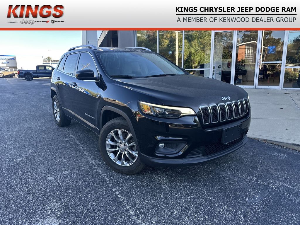 Black 2021 Jeep Cherokee Latitude Lux 4WD SUV / Crossover Four-Wheel Drive Automatic