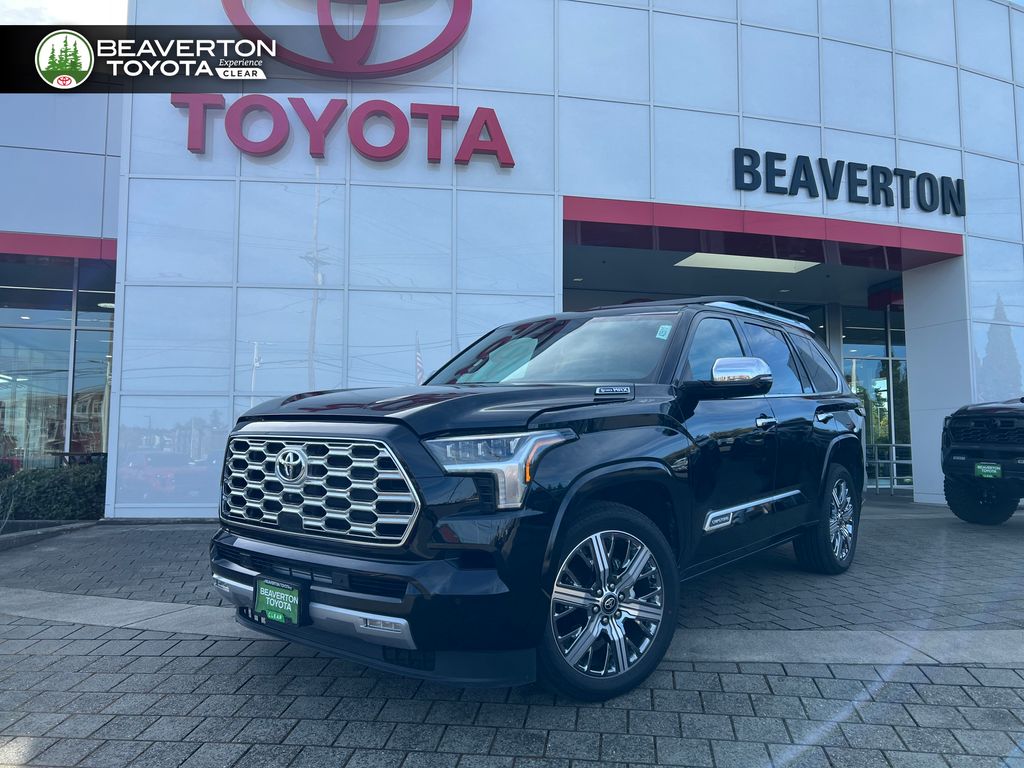 Midnight Black Metallic 2026 Toyota Sequoia Capstone 4WD SUV / Crossover Four-Wheel Drive Automatic