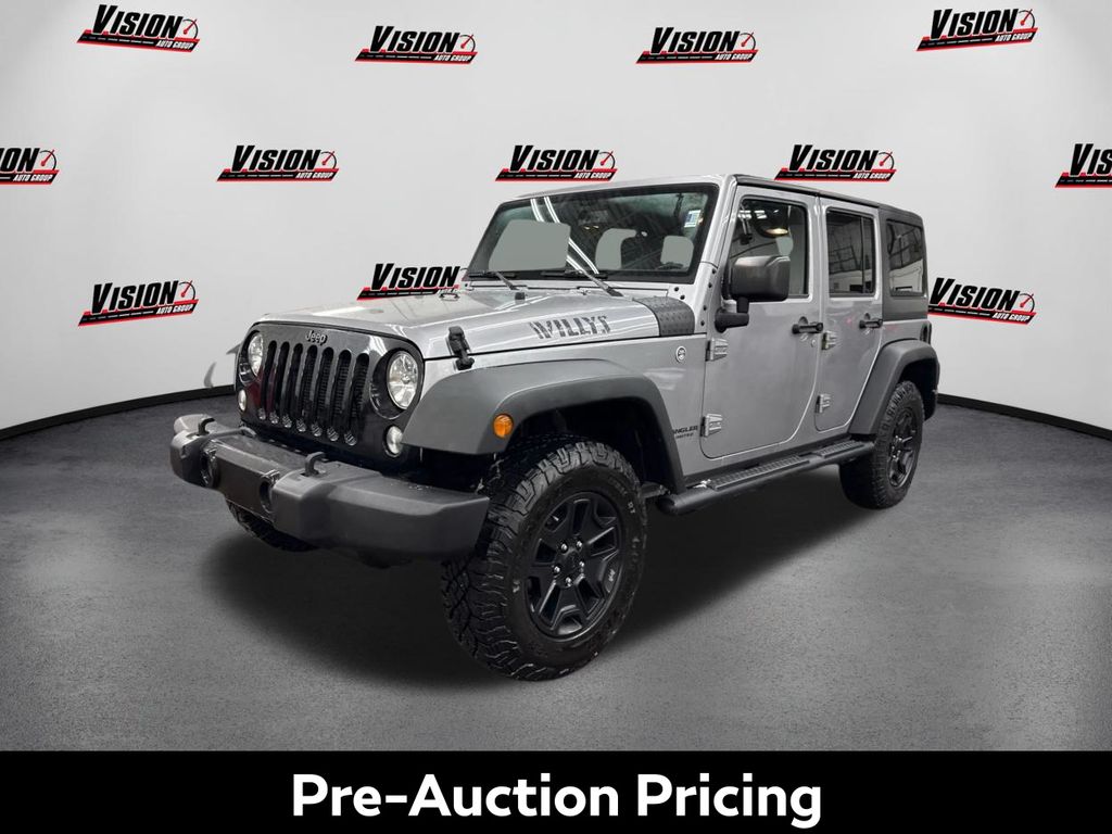 Billet Silver Metallic Clearcoat 2016 Jeep Wrangler Unlimited Willys Wheeler W 4WD SUV / Crossover Four-Wheel Drive 5-Speed Automatic