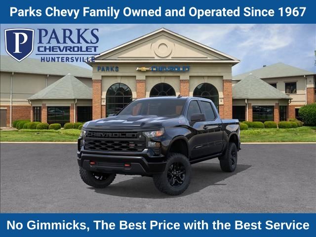 Black 2026 Chevrolet Silverado 1500 Pickup Truck Four-Wheel Drive 10-Speed Automatic