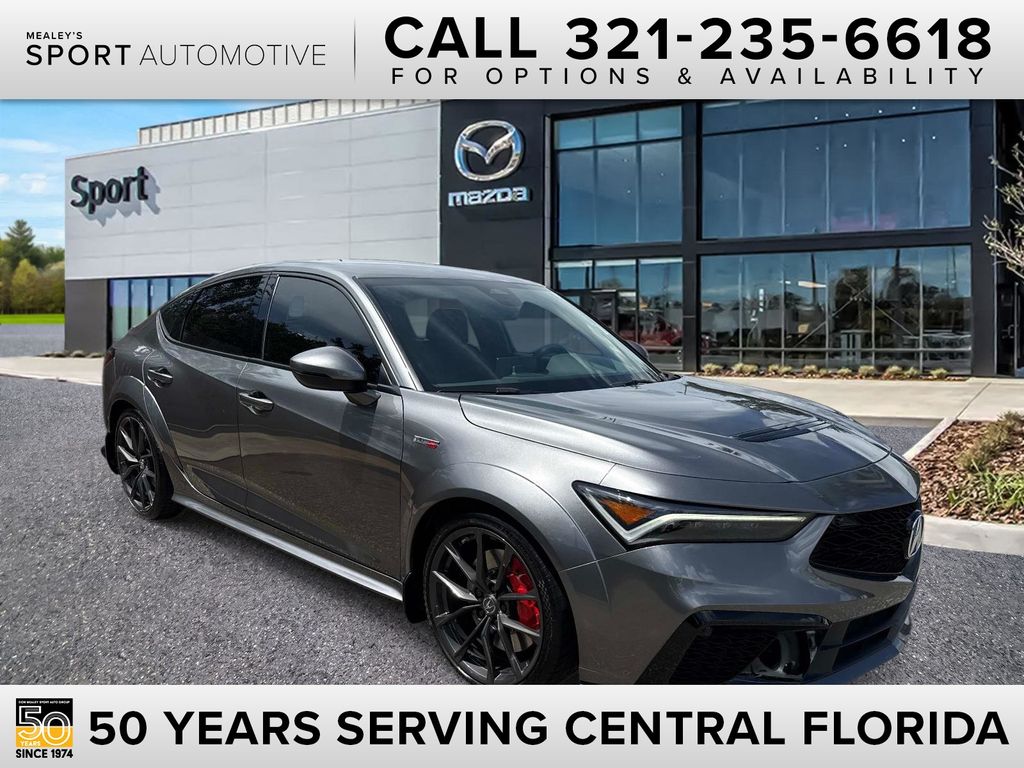 Liquid Carbon Metallic 2025 Acura Integra Hatchback Front-Wheel Drive 6-Speed Manual