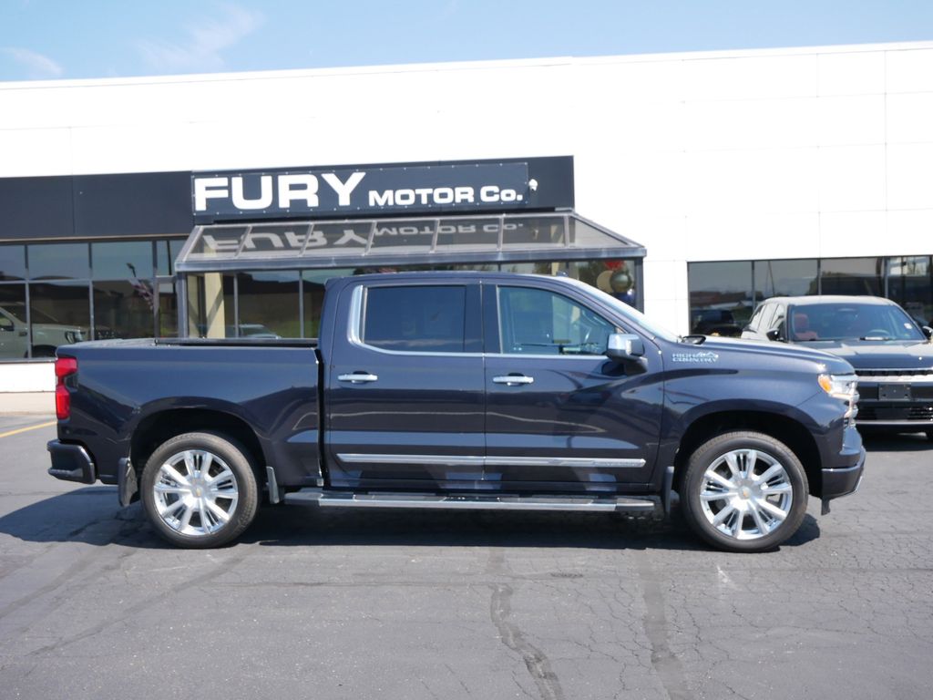 Gray 2023 Chevrolet Silverado 1500 Pickup Truck Four-Wheel Drive Automatic