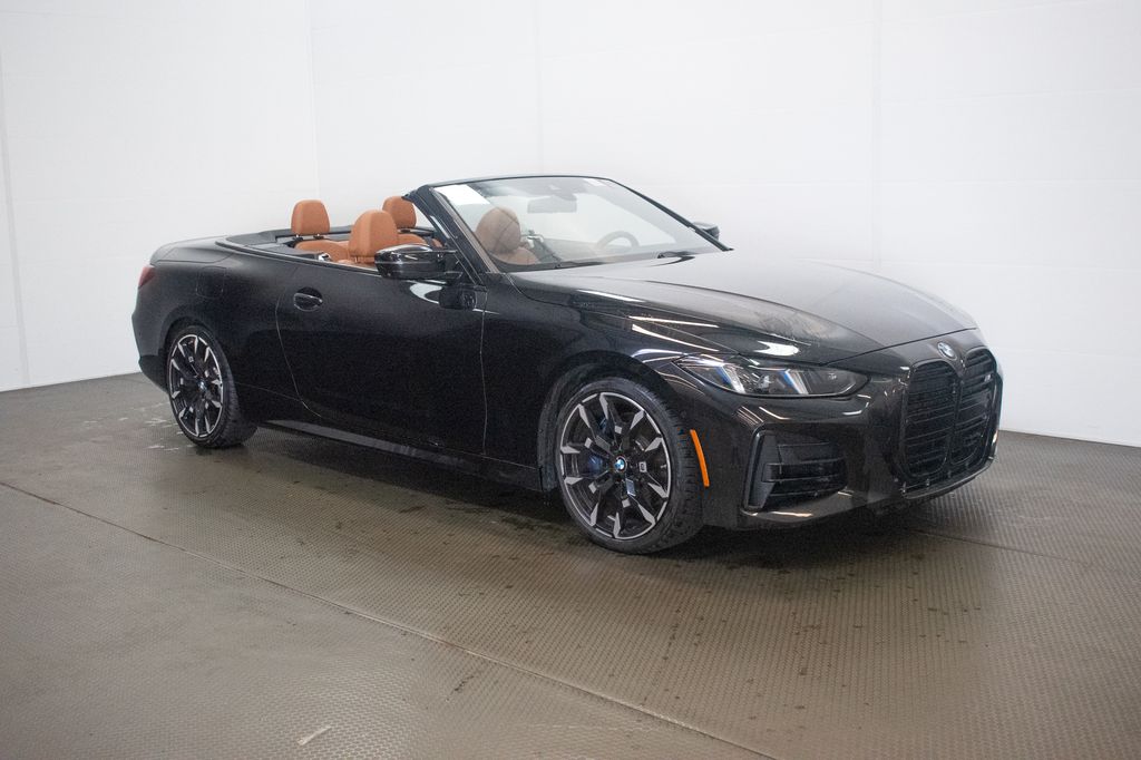 Black Sapphire Metallic 2025 BMW 4 Series Convertible Rear-Wheel Drive 8-Speed Automatic