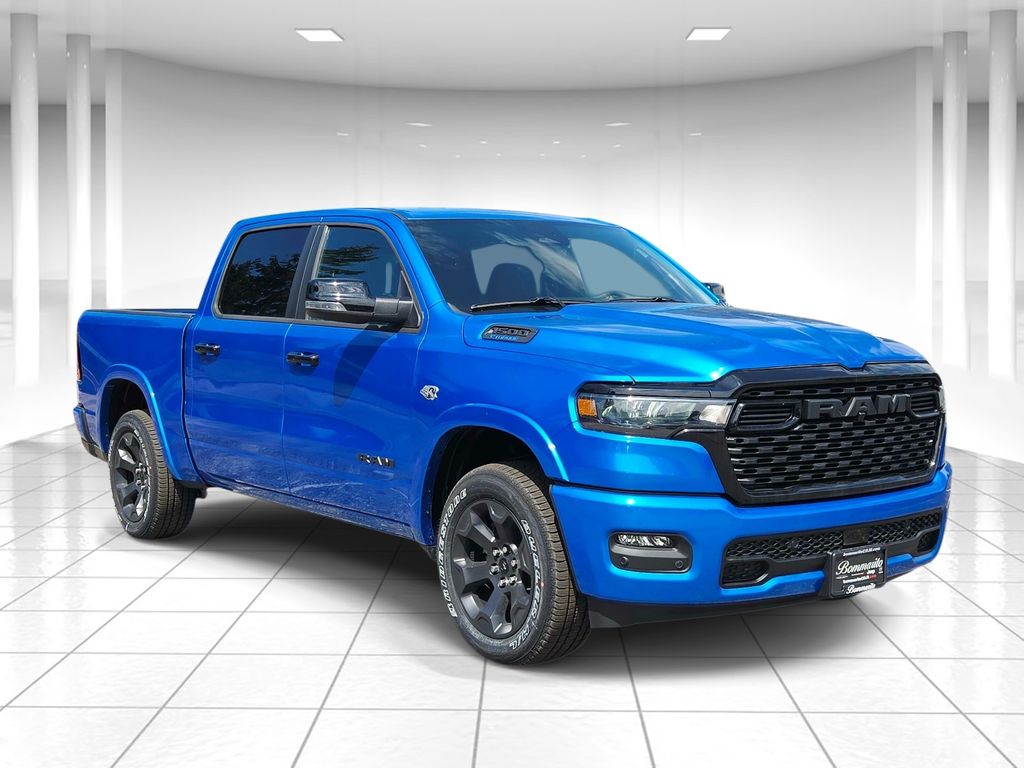 Blue Pearl 2026 RAM 1500 Pickup Truck Four-Wheel Drive 8-Speed Automatic