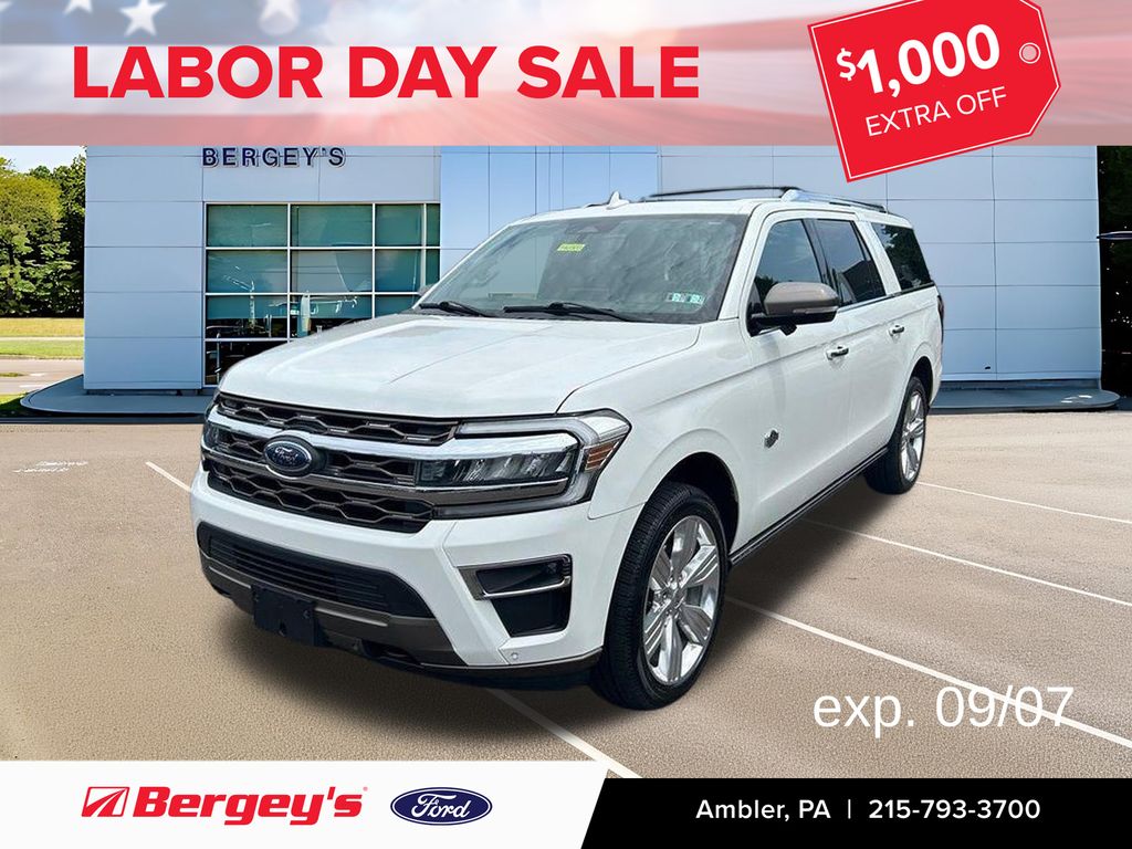 White Metallic 2022 Ford Expedition SUV / Crossover Four-Wheel Drive 10-Speed Automatic
