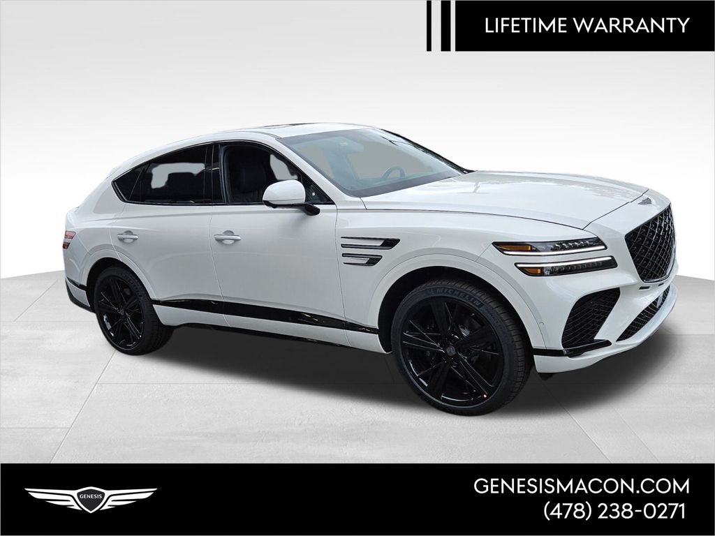 Uyuni White 2026 Genesis GV80 Coupe 3.5T E-SC Prestige Black AWD Coupe All-Wheel Drive 8-Speed Automatic