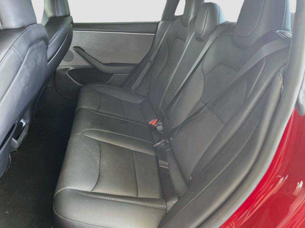 Used 2025 Red Tesla Standard image 23