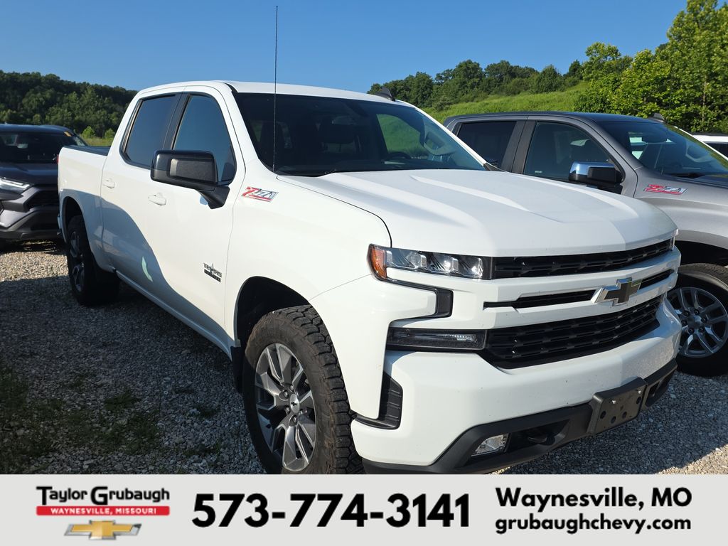 Summit White 2021 Chevrolet Silverado 1500 Pickup Truck Four-Wheel Drive 8-Speed Automatic