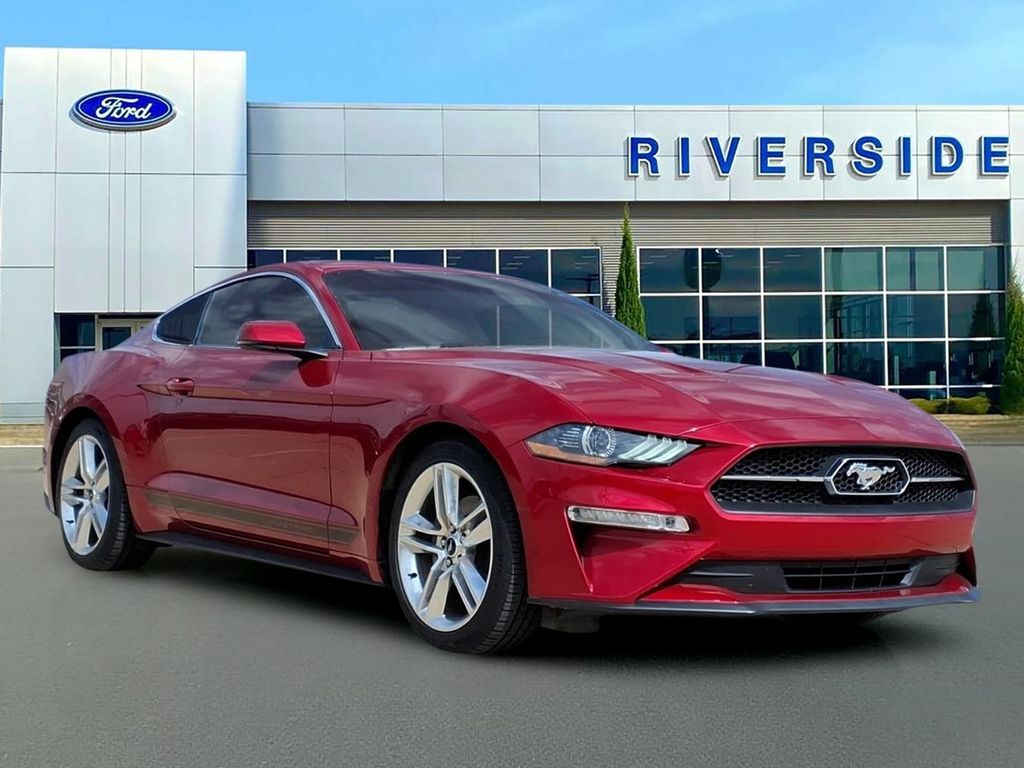 Red Metallic 2020 Ford Mustang EcoBoost Premium Coupe RWD Coupe Rear-Wheel Drive Automatic