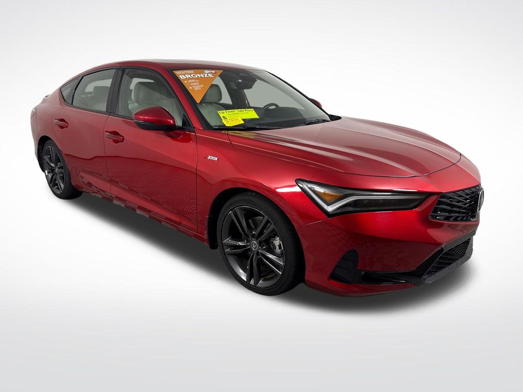 Red 2023 Acura Integra FWD with Technology and A-SPEC Package Sedan Front-Wheel Drive Continuously Variable Transmission