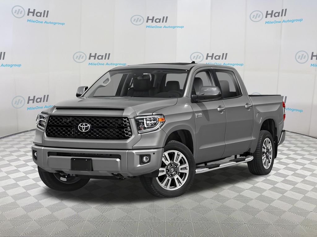 Silver Sky Metallic 2019 Toyota Tundra Platinum CrewMax 5.7L 4WD Pickup Truck Four-Wheel Drive 6-Speed Automatic